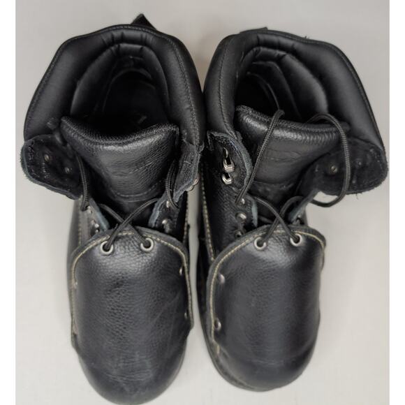 Iron Age Work Boots IA5016 Men Size 10M Black Leather Met Guard Safety Toe Oil main image 3
